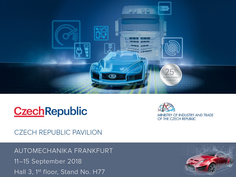 Automechanika Frankfurt už po 25. přivítá české firmy